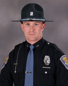 Trooper Derek Eggers; photo courtesy of Indiana State Police