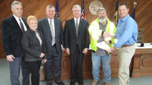 Bartholomew County officials received a grant from Indiana Public Employoees 